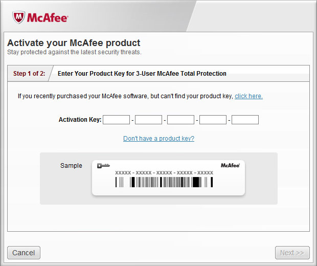 Mcafee Product Rejected Update Request No