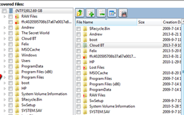 Scan-Based Data Recovery in Mentone