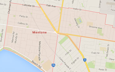 Mentone Regional Outline according to Google Data 2015