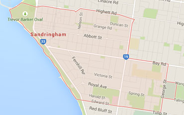 Sandringham Regional Outline according to Google Data 2015